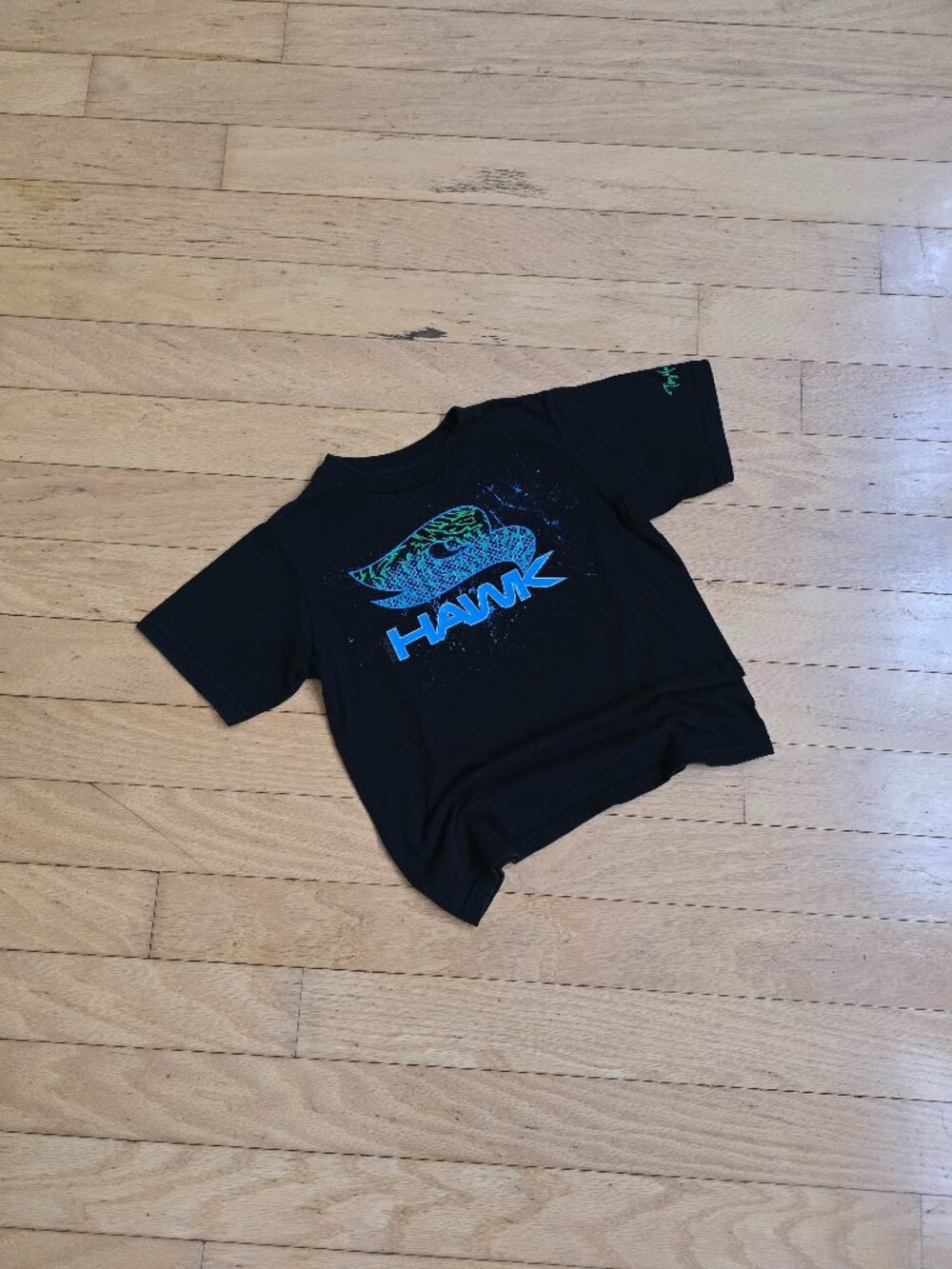 Vintage Y2K | Tony Hawk Black Grunge Skateboarding Baby T-Shirt | WMS XS